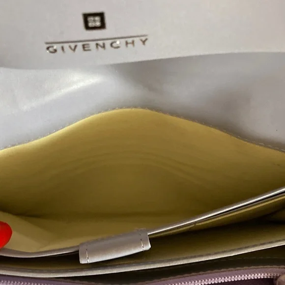 Givenchy Beautiful Lavender Natural Leather Long Wallet with COA. - Picture 7 of 15